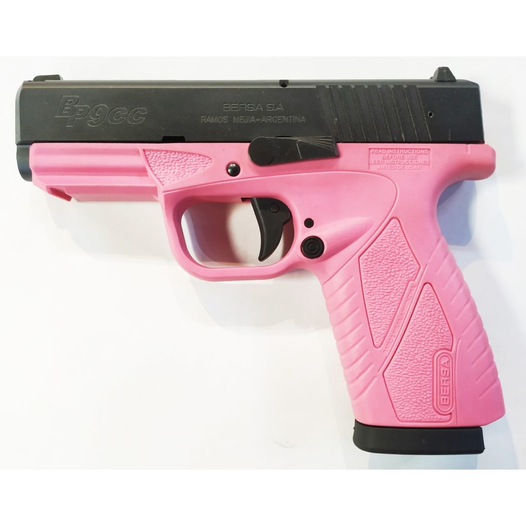 Pistola Bersa BP9CC Pavon (Frame Rosa) - Nueva 0km - Tirito